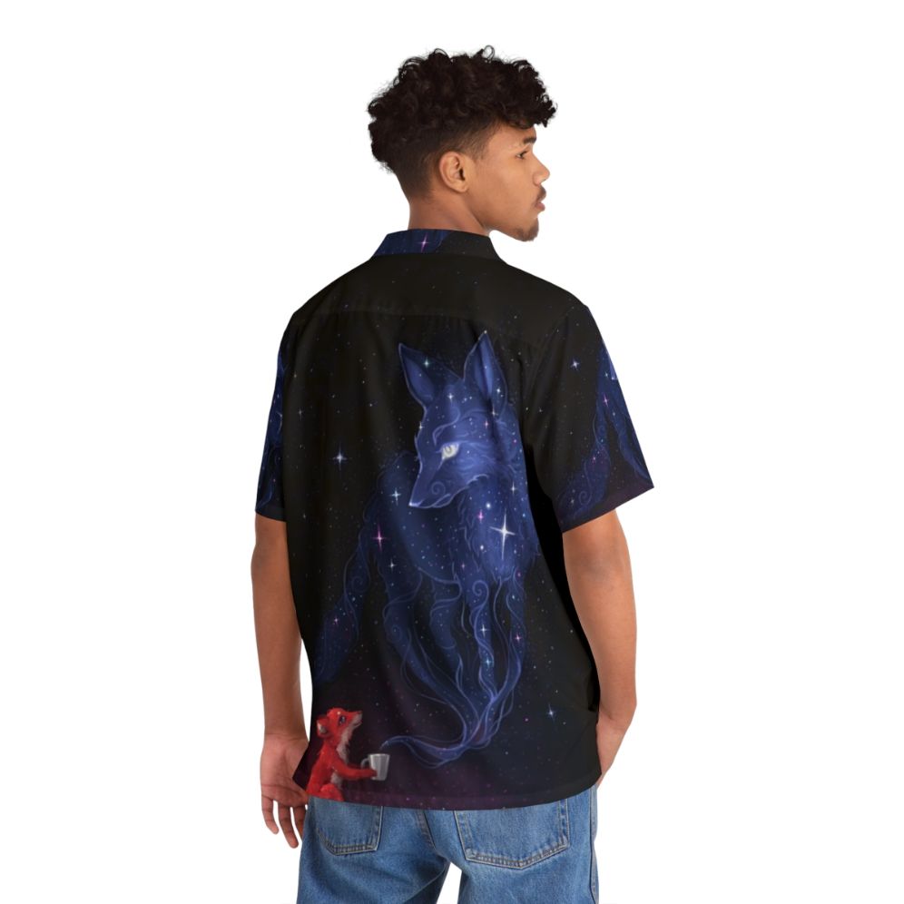 Cosmic Celestial Hawaiian Shirt for Children - People Back