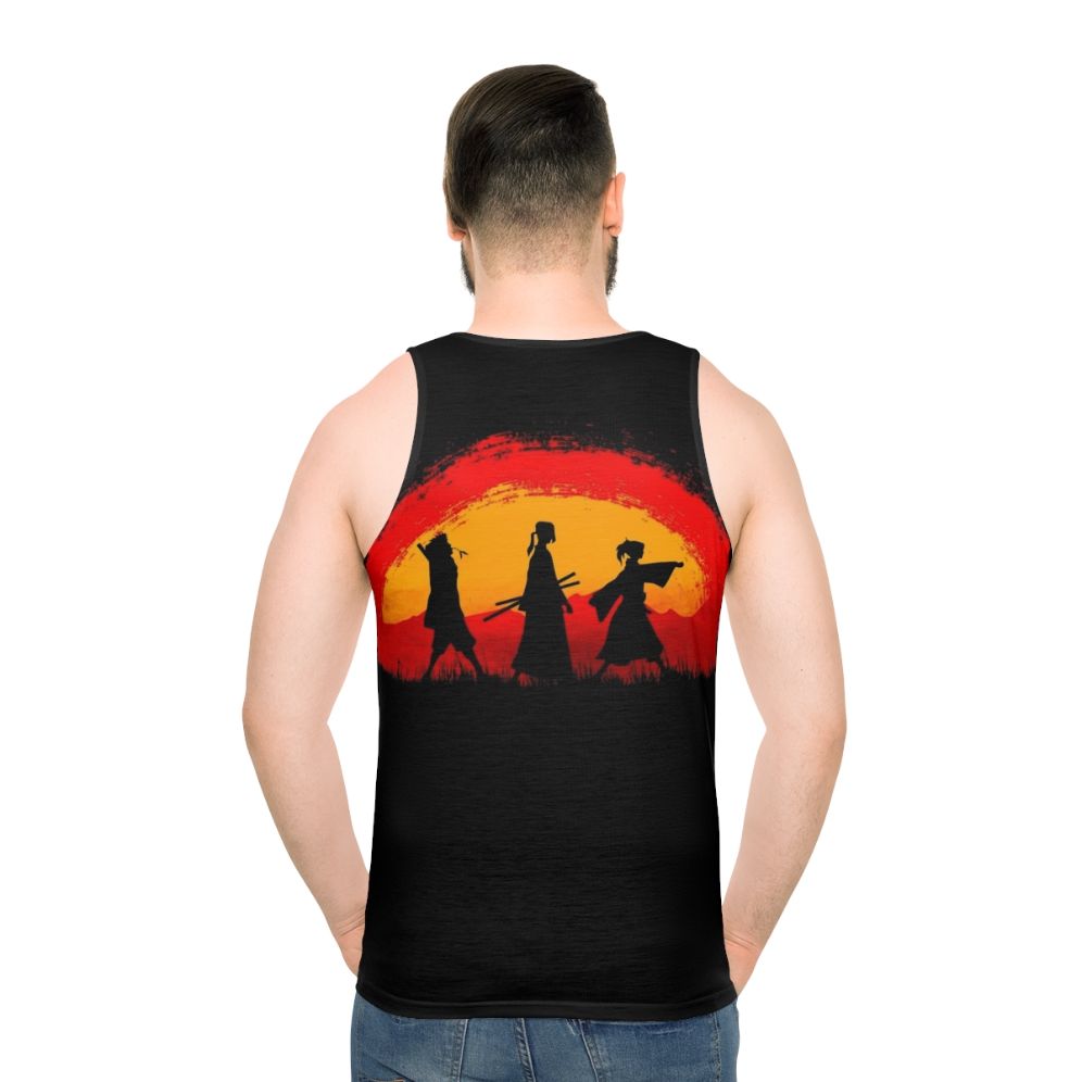 Samurai Champloo Sunset Unisex Tank Top - men back