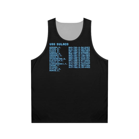 Alien inspired Roll Call unisex tank top