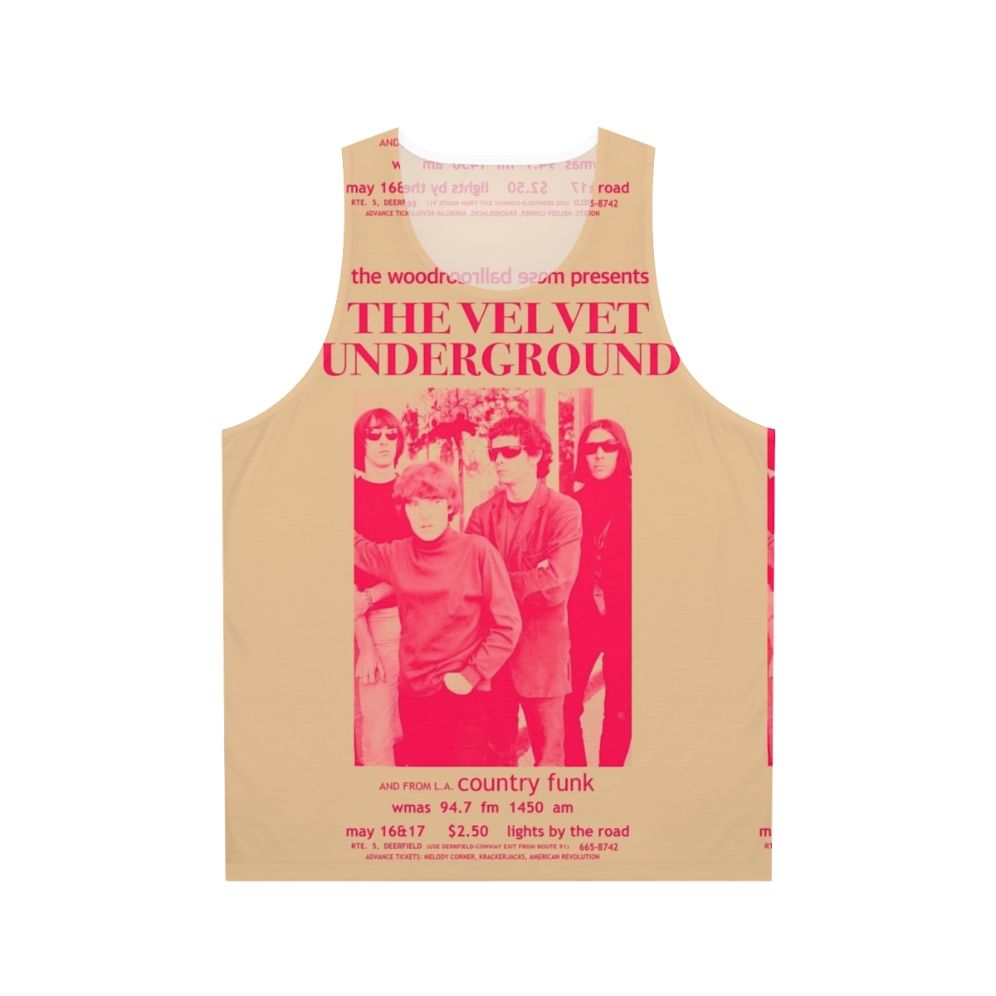 Vintage Velvet Underground psychedelic band tank top