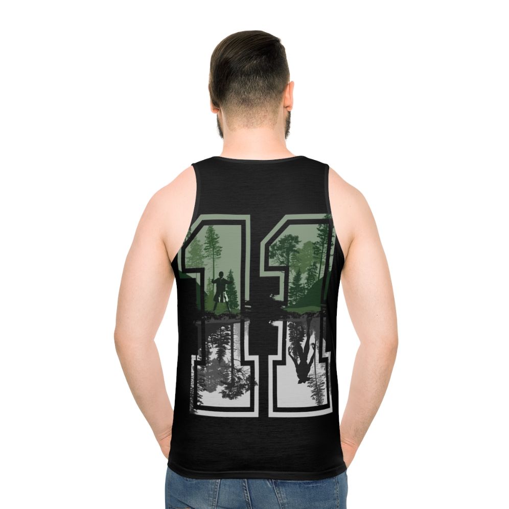 Stranger Things Eleven Unisex Retro Tank Top - men back