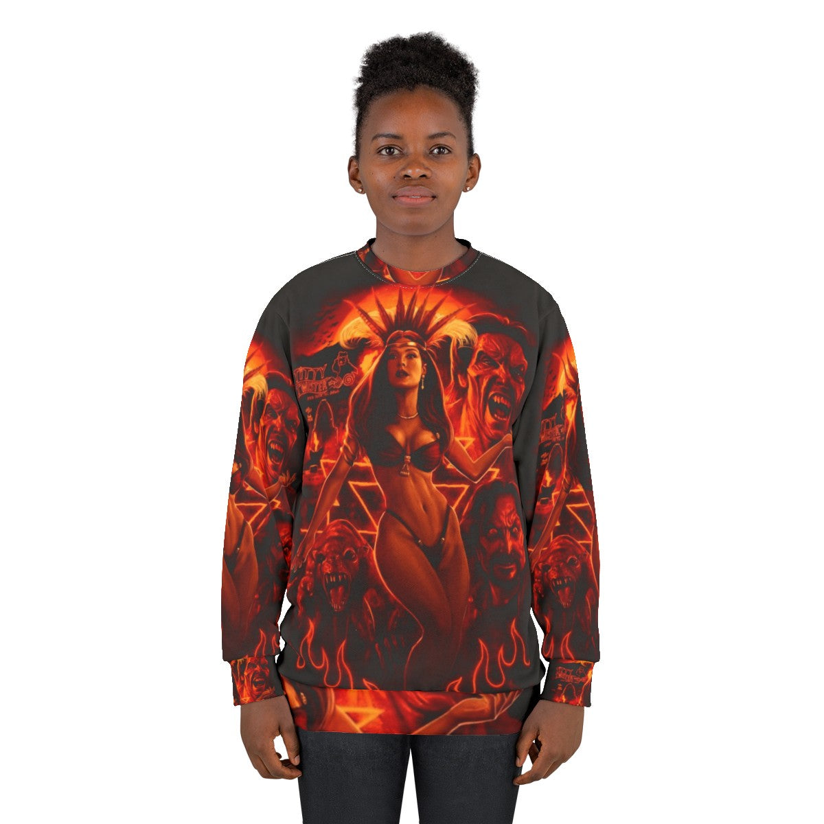 Satanico Pandemonium From Dusk Till Dawn Horror Sweatshirt - women