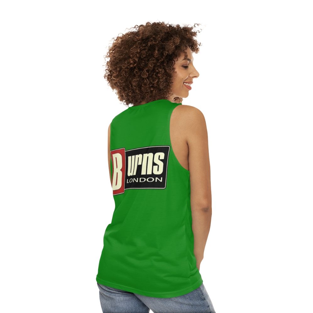 Vintage British Unisex Tank Top - women back