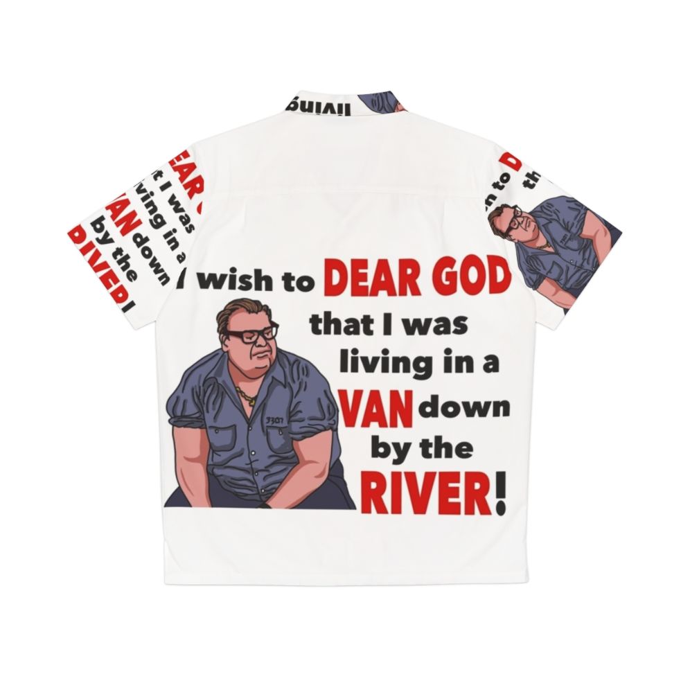 Chris Farley Matt Foley "Scared Straight" Hawaiian Shirt - Back