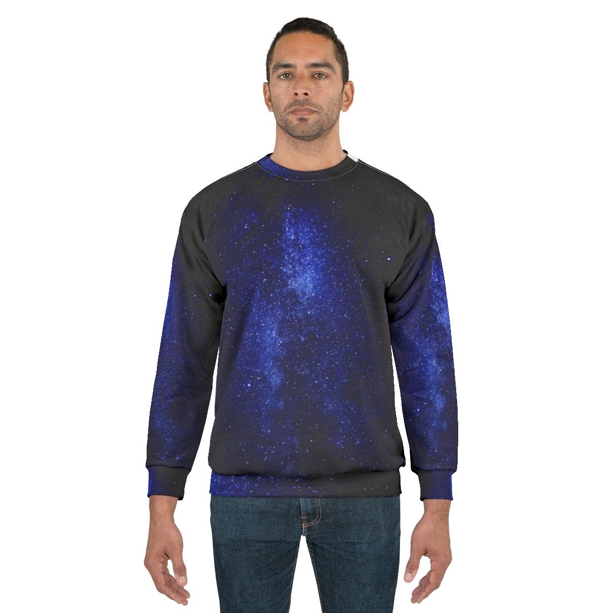 Milky Way galaxy sweatshirt - men