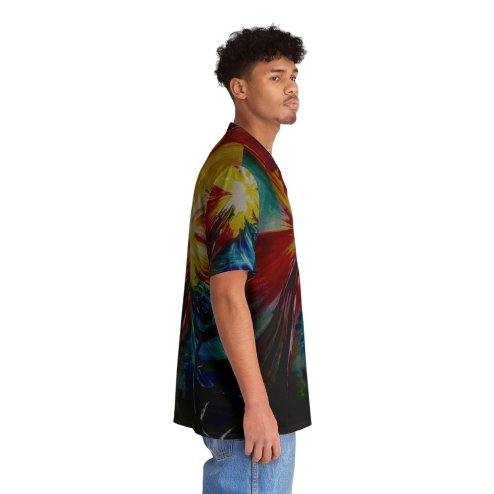 Bipolar Hawaiian Shirt with Colorful Abstract Design - People Pight