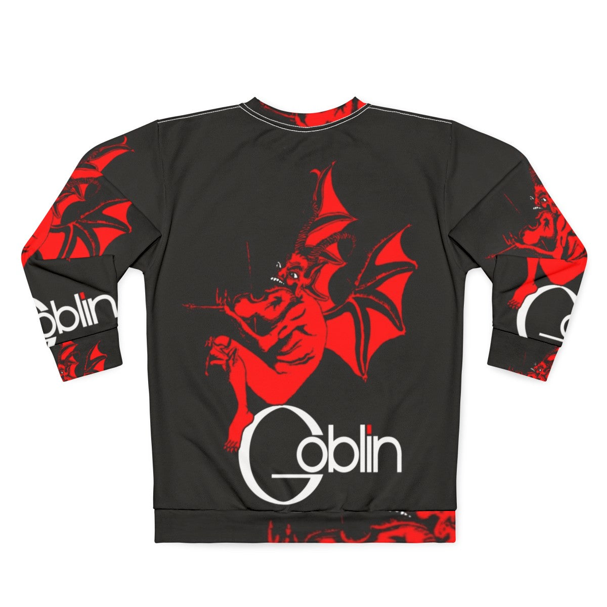 Goblin sweatshirt for fans of gothic and fantasy style - Back