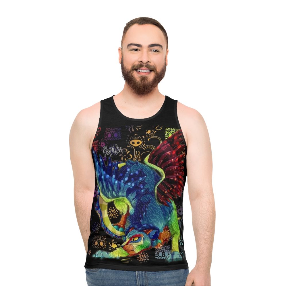 Alebrije Inspired Unisex Tank Top - men