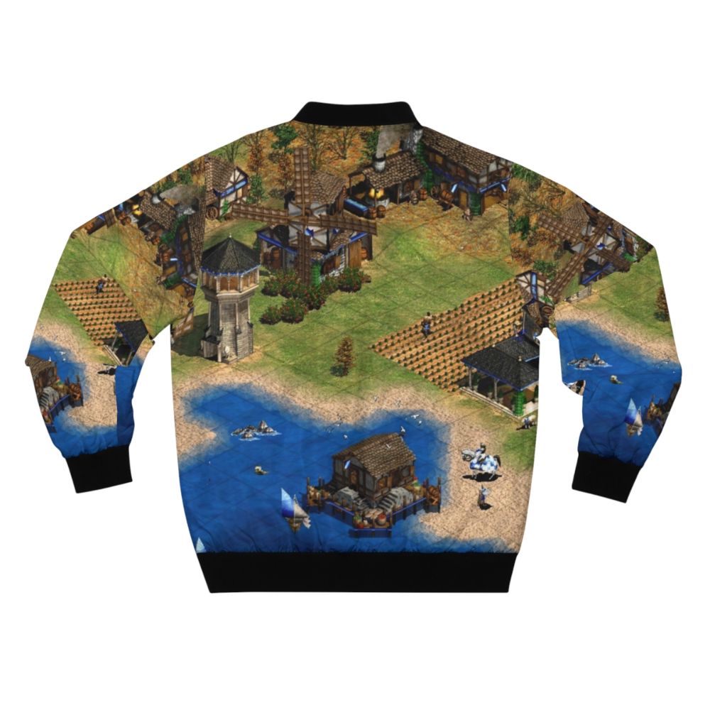 Vintage-inspired Age of Empires gaming bomber jacket - Back