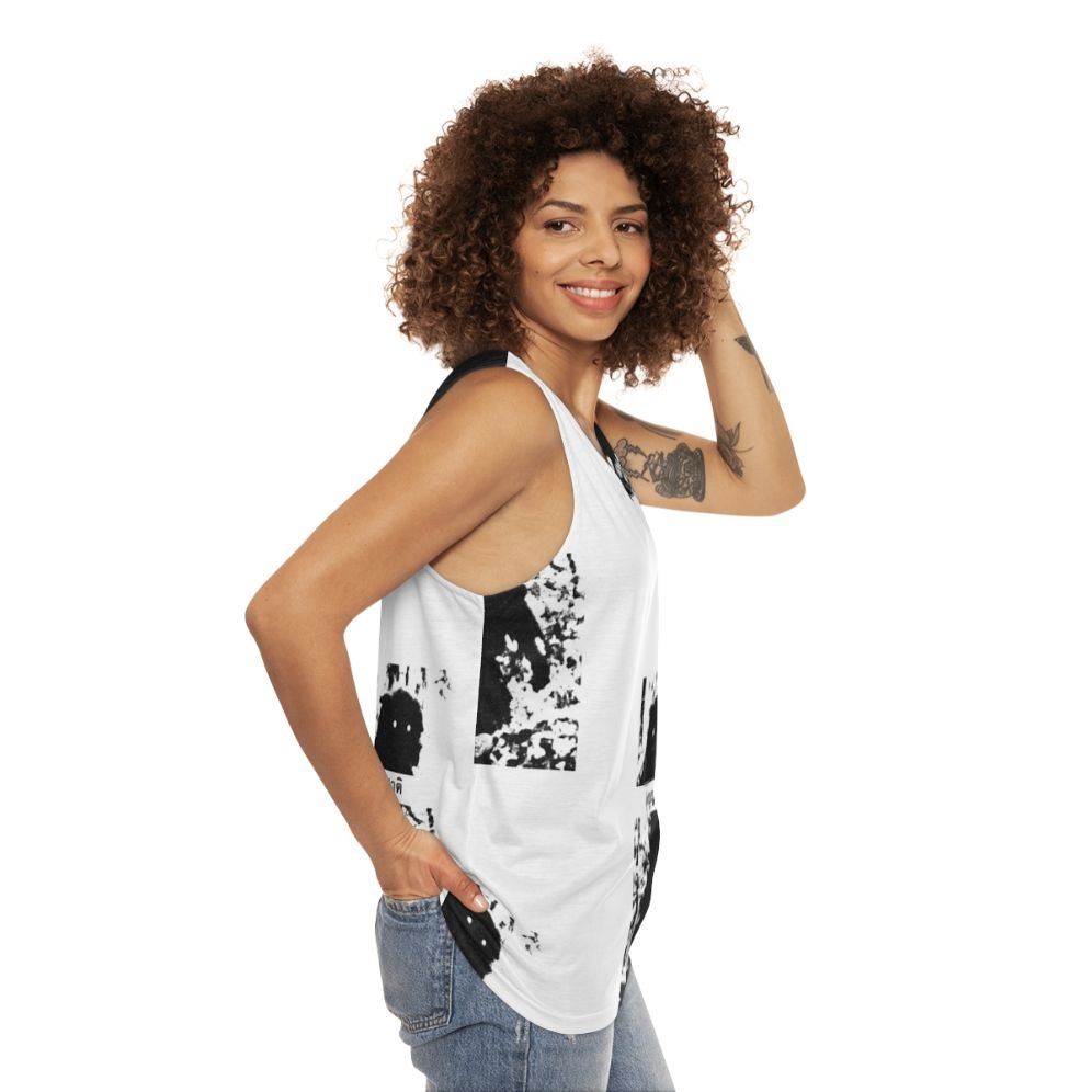 Uncle Boonmee Unisex Tank Top with Mystic Creature Design - women side