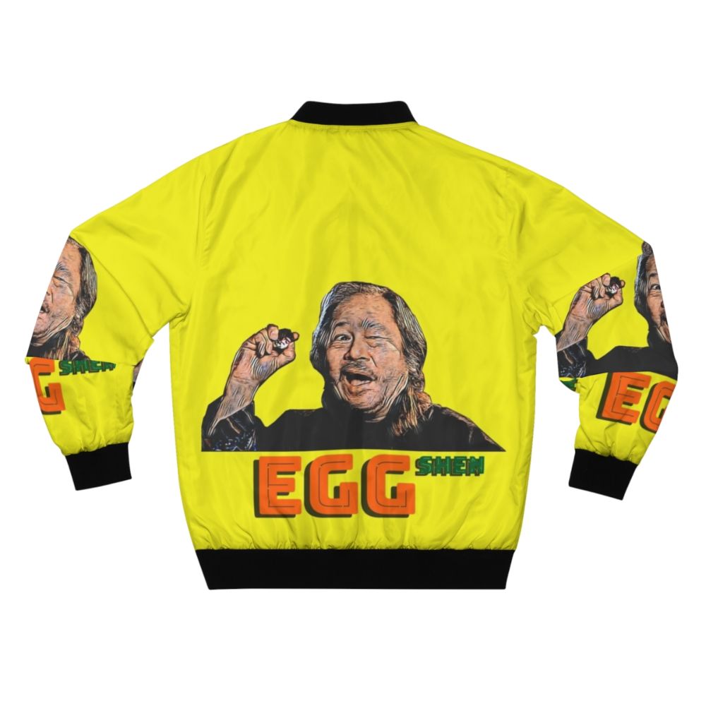 Egg Shen Inspired Bomber Jacket - 80s Sci-Fi Cult Classic - Back