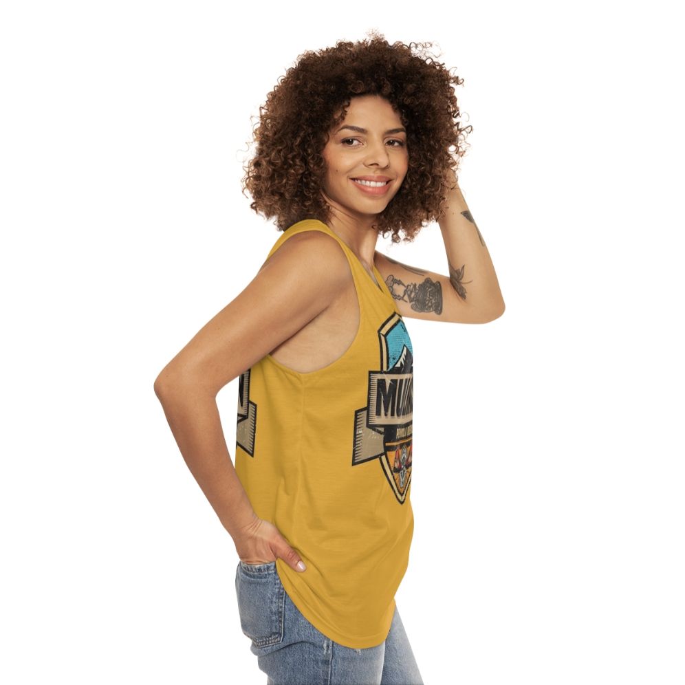 Mulhacen Mountain Unisex Tank Top - women side