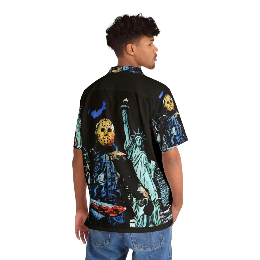 Jason Takes Manhattan' Horror Movie-Inspired Hawaiian Shirt - People Back