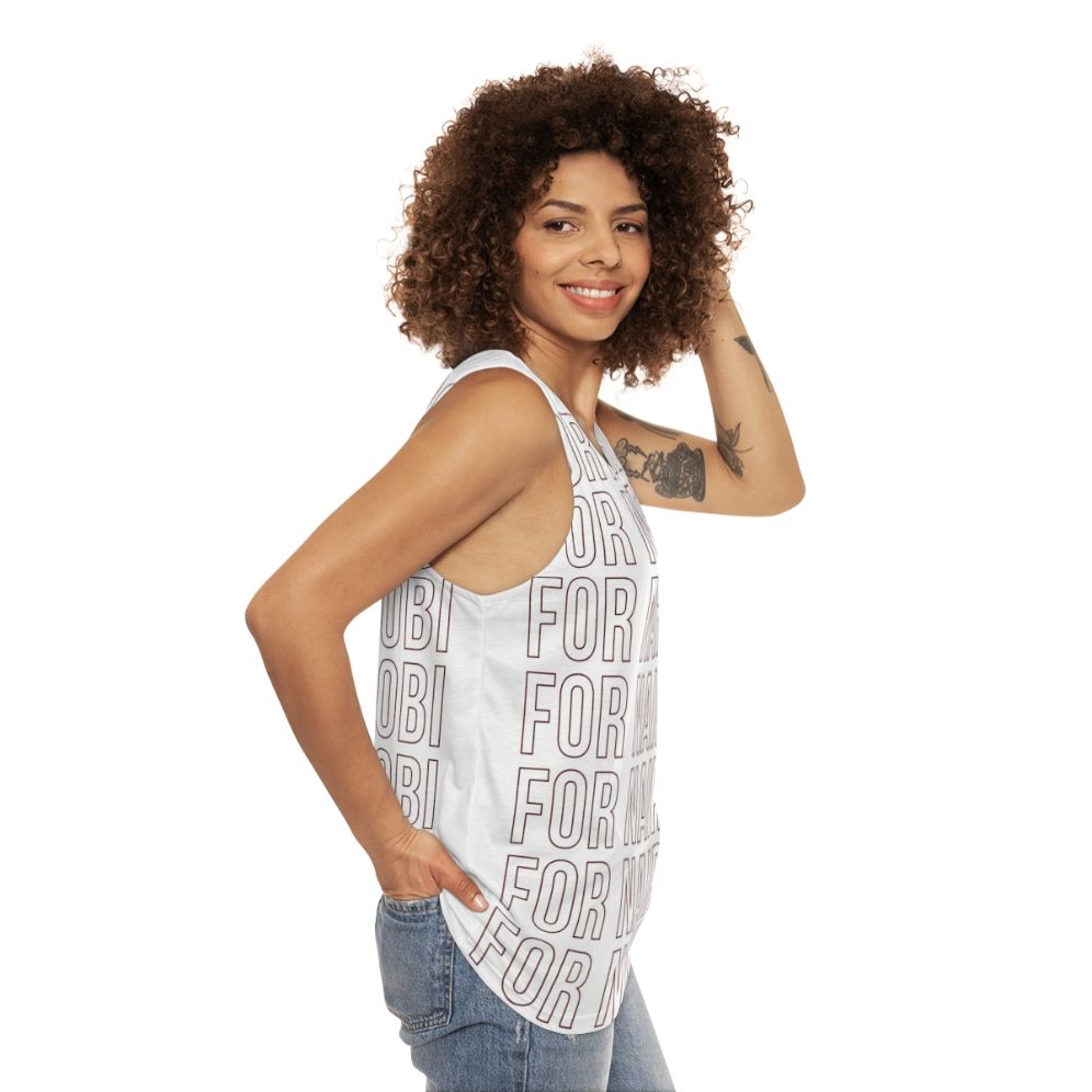 Nairobi Inspired Money Heist Unisex Tank Top - women side