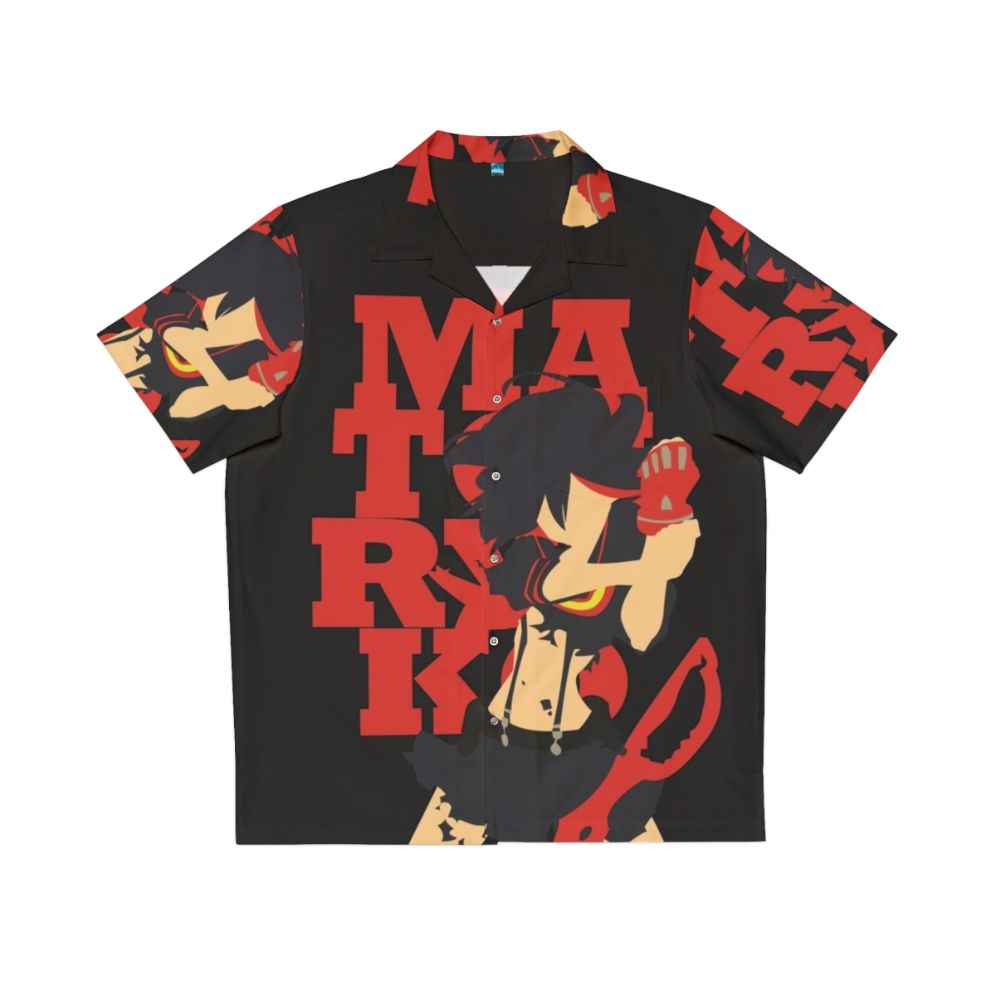 Matoi Ryuko Hawaiian Shirt with Anime-Inspired Minimalist Design