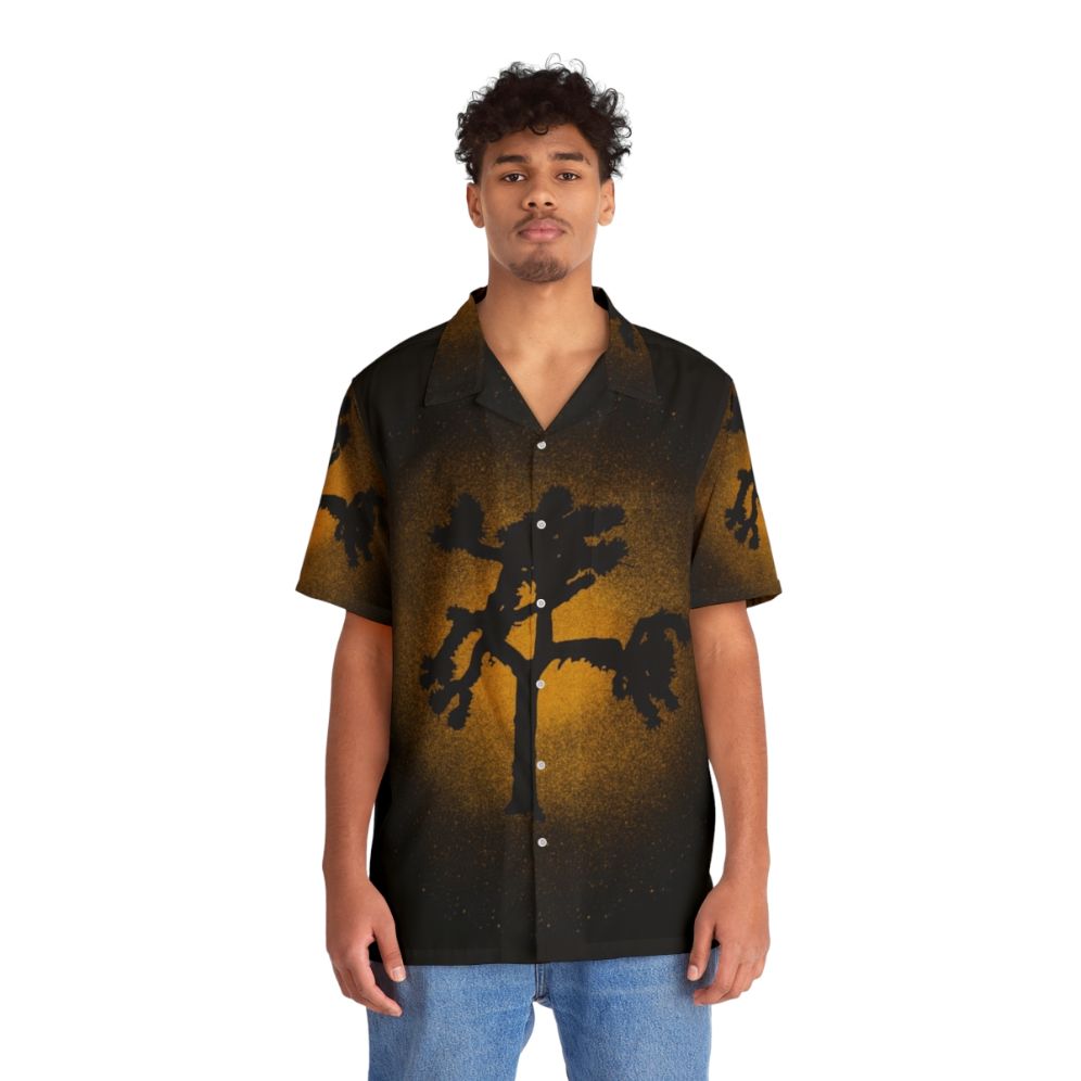 30th anniversary U2 Joshua Tree gold Hawaiian shirt - Lifestyle