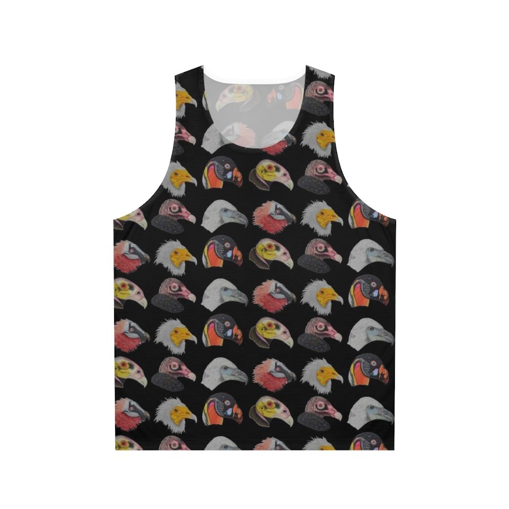 Bearded vulture unisex tank top