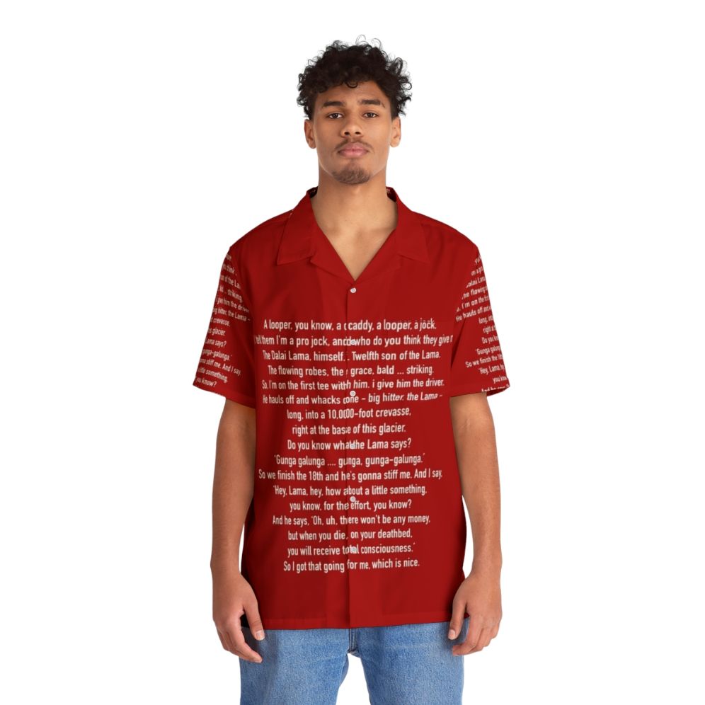 Caddyshack "Gunga Galunga" Hawaiian Shirt with Funny Bill Murray Quote - People Front