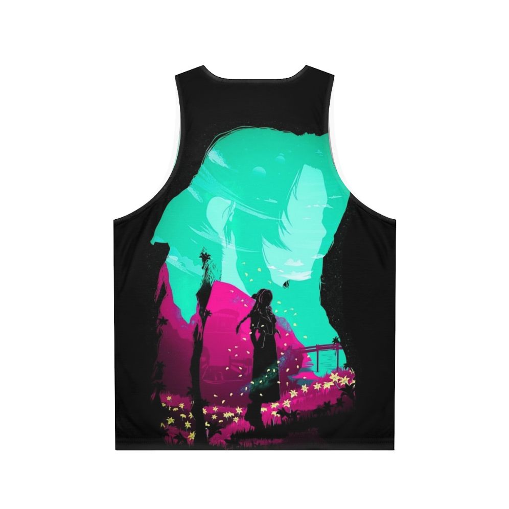 Aerith Unisex Fantasy Tank Top - Back