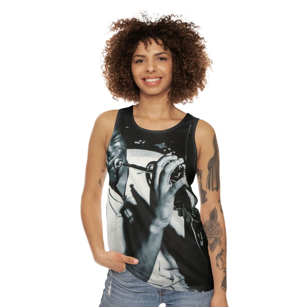 Clifford Brown Jazz Musician Unisex Tank Top - women