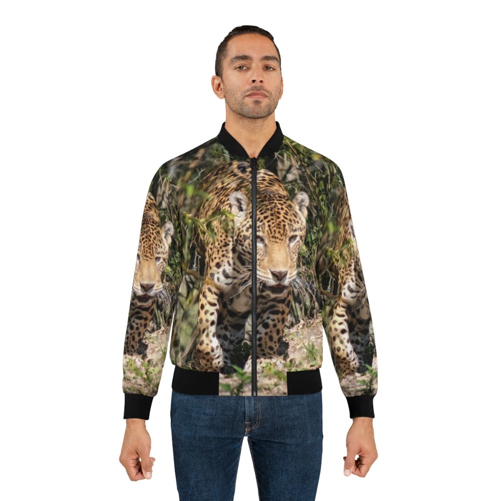 Jaguar Approach Bomber Jacket featuring an animal-inspired design - Lifestyle