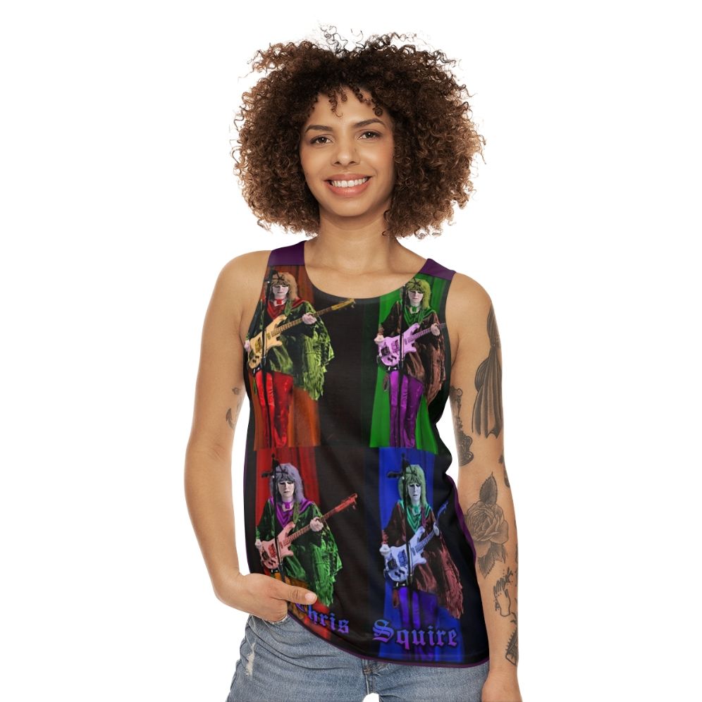 Chris Squire's Yes Band Progressive Rock 70s Unisex Tank Top - women