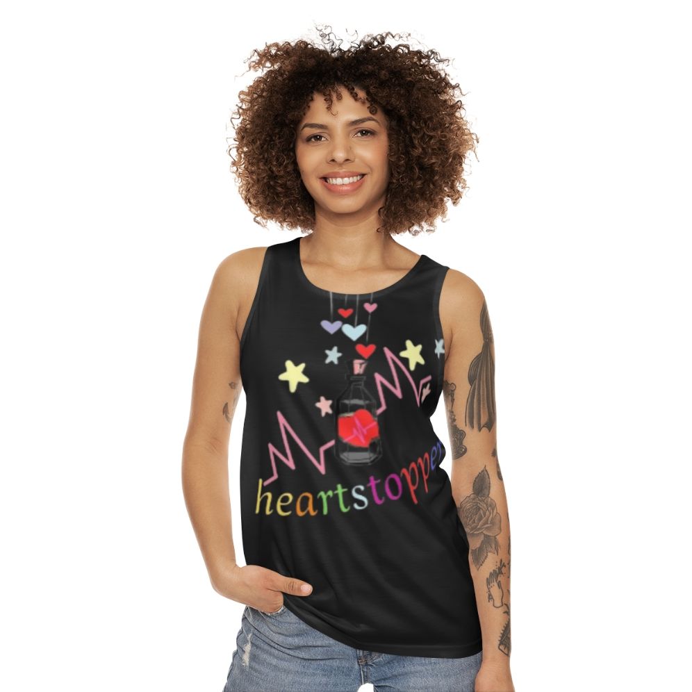 Heartstopper Valentine's Day Bisexual Unisex Tank Top - women