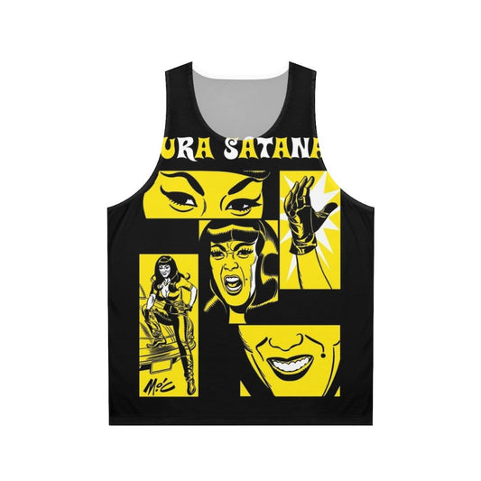 Tura Satana inspired unisex retro graphic tank top