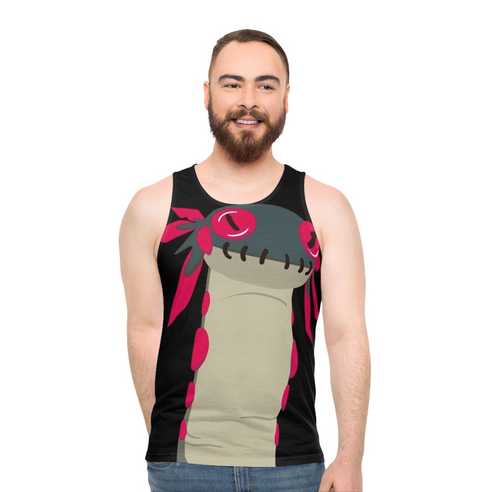 Monster Hunter World Wiggle Worm Unisex Tank Top - men