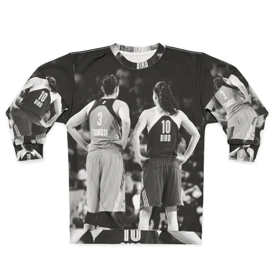 Diana Taurasi and Sue Bird WNBA Legends Black and White Sweatshirt