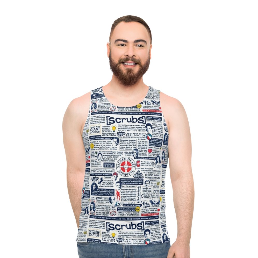 Unisex Scrubs TV Show Tank Top - men