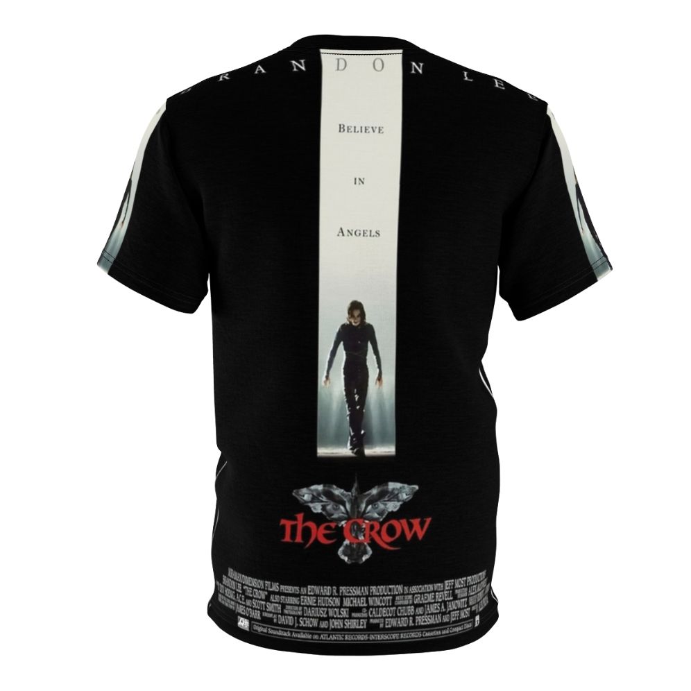 Stylish t-shirt featuring a striking image inspired by the classic 90s cult film The Crow, starring Brandon Lee. - Back