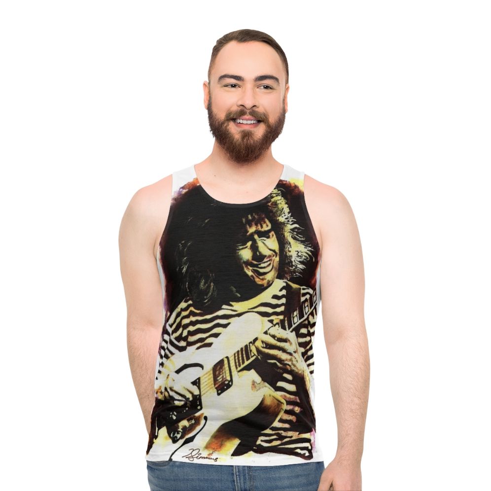 Pat Metheny inspired unisex tank top for jazz music lovers - men