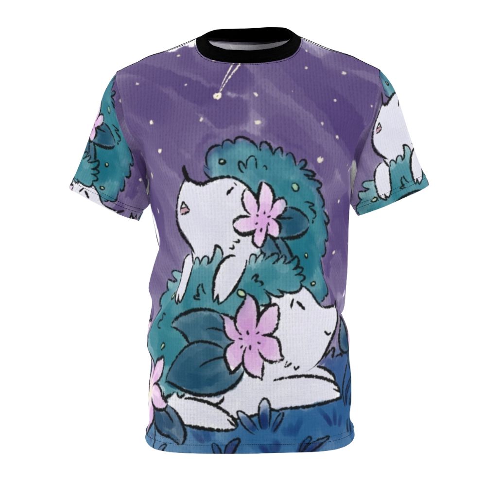 Shaymin inspired hedgehog design printed on a high-quality t-shirt