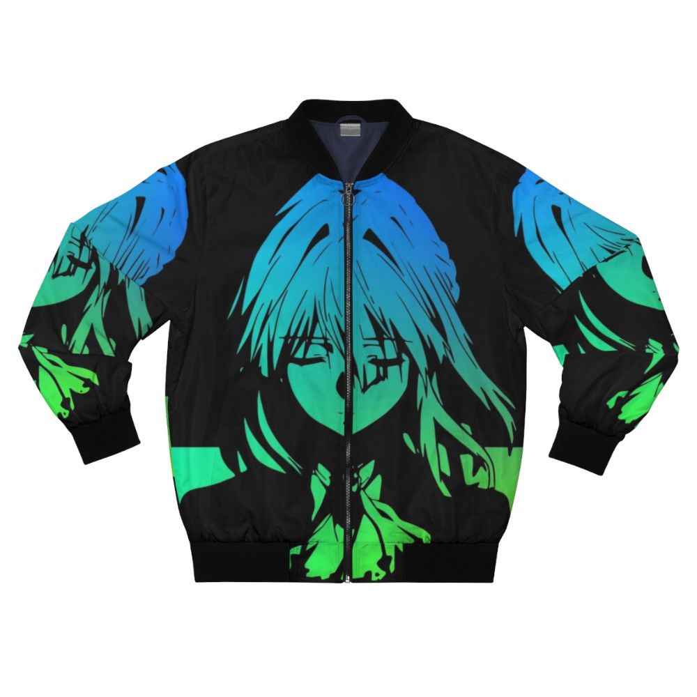 Violet Evergarden Anime Bomber Jacket with Minimalist Design