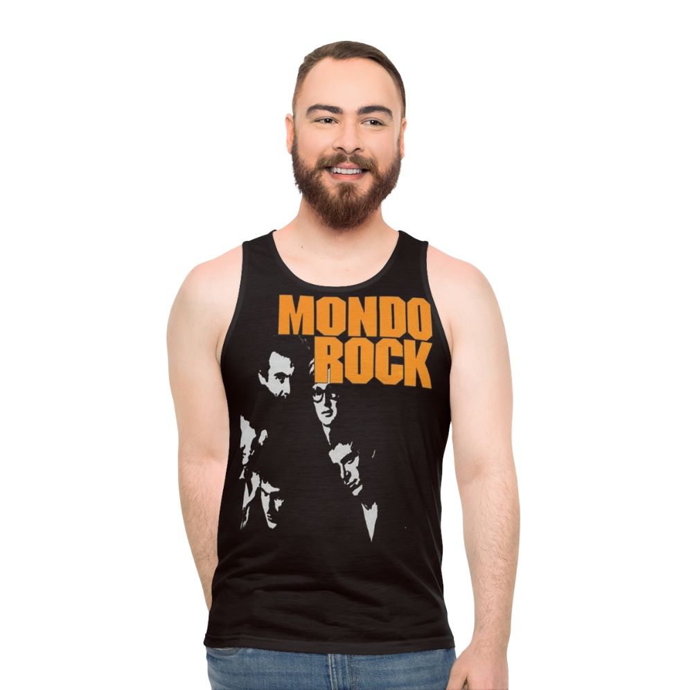 Aus Rock 3 Unisex Tank Top featuring 1980s Australian pop music - men