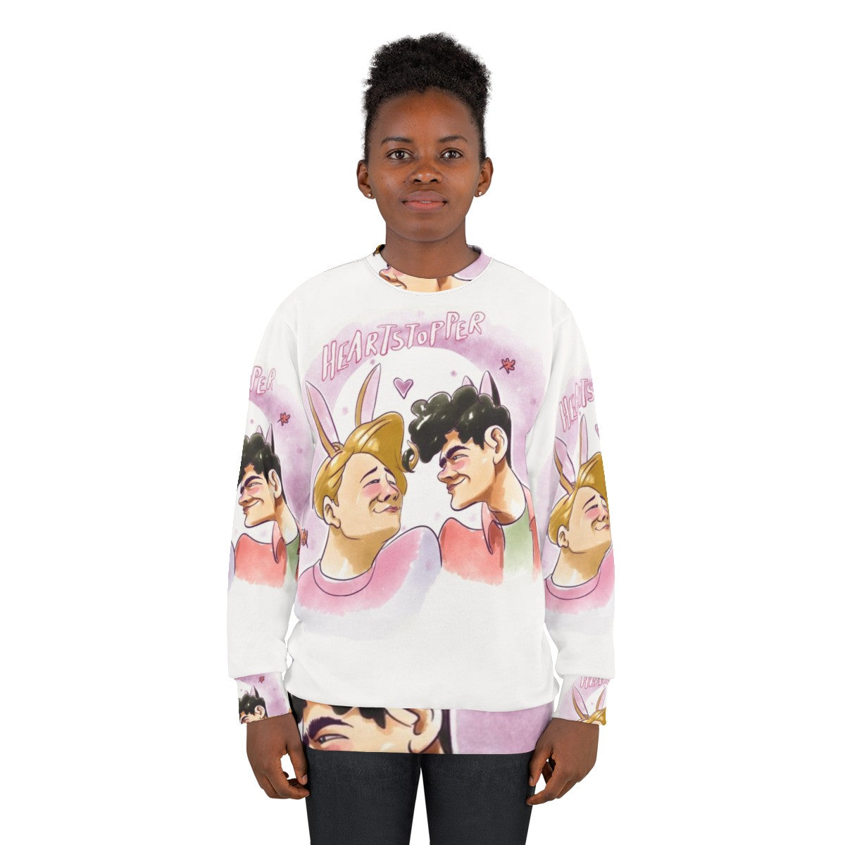 Heartstopper Netflix Sweatshirt with Graphic Print - women