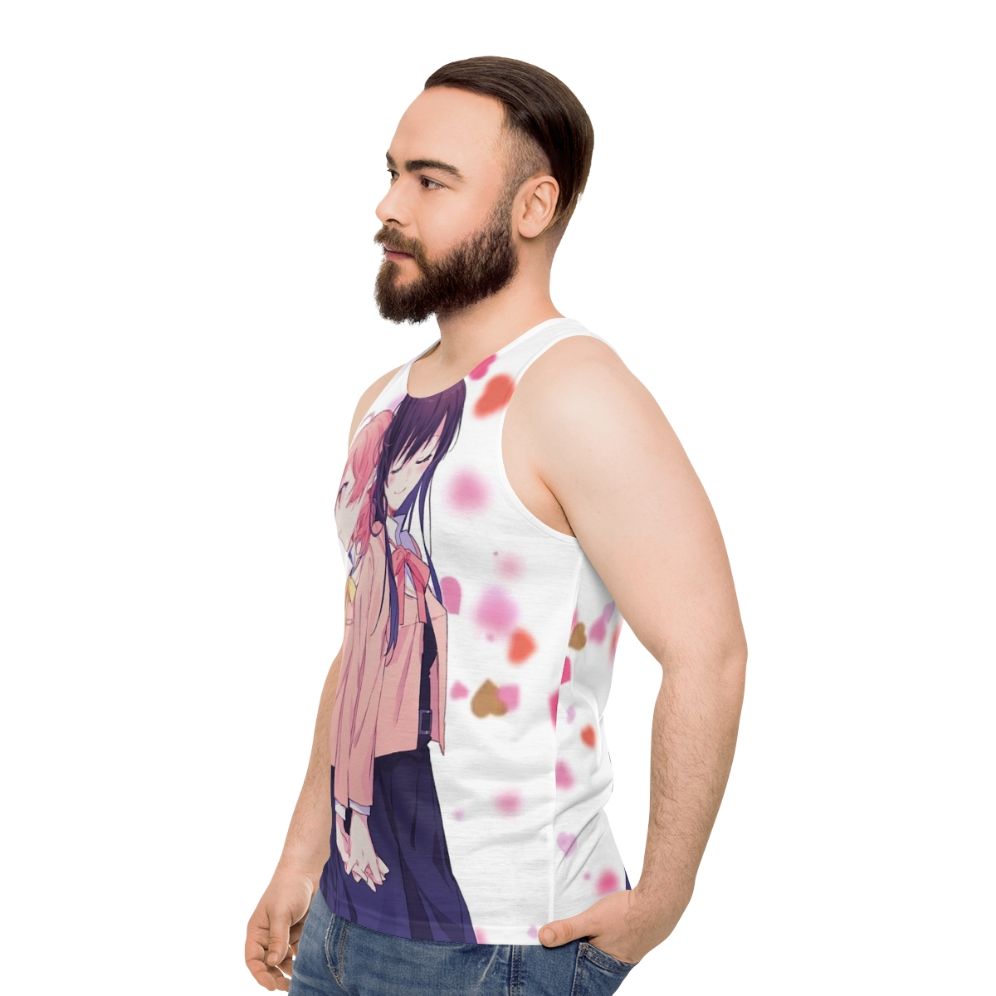 Bloom Into You Yagate Kimi Ni Naru Anime Tank Top - men side