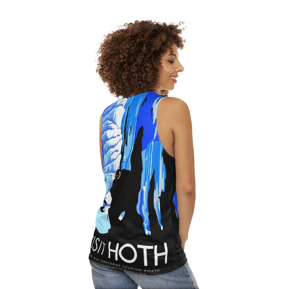 Hoth Unisex Tank Top - women back