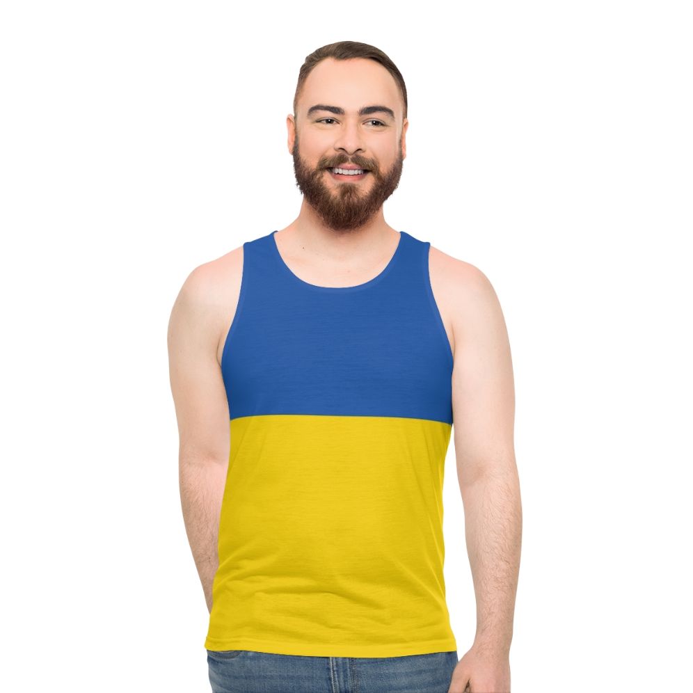 Ukraine flag tank top - men