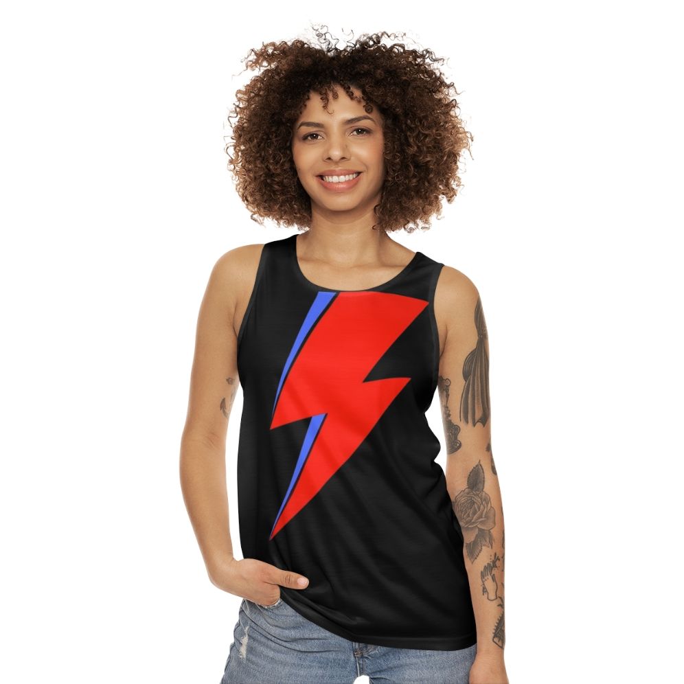 David Bowie "Aladdin Sane" Unisex Tank Top - women