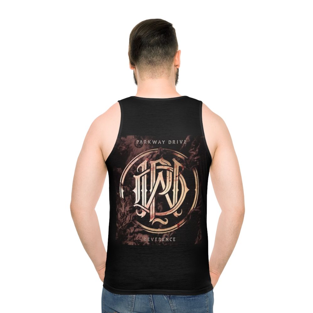 Parkway Drive Band Merch Unisex Tank Top - men back