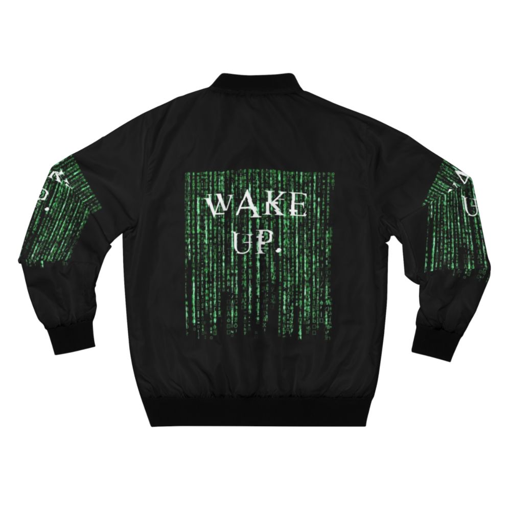 Matrix Wake Up Neo Bomber Jacket - Back