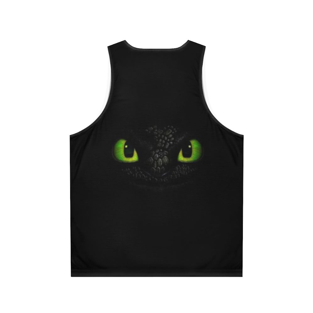 Toothless the Night Fury from How to Train Your Dragon unisex tank top - Back