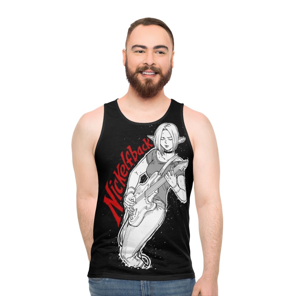 Elf rock band unisex fantasy music tank top - men