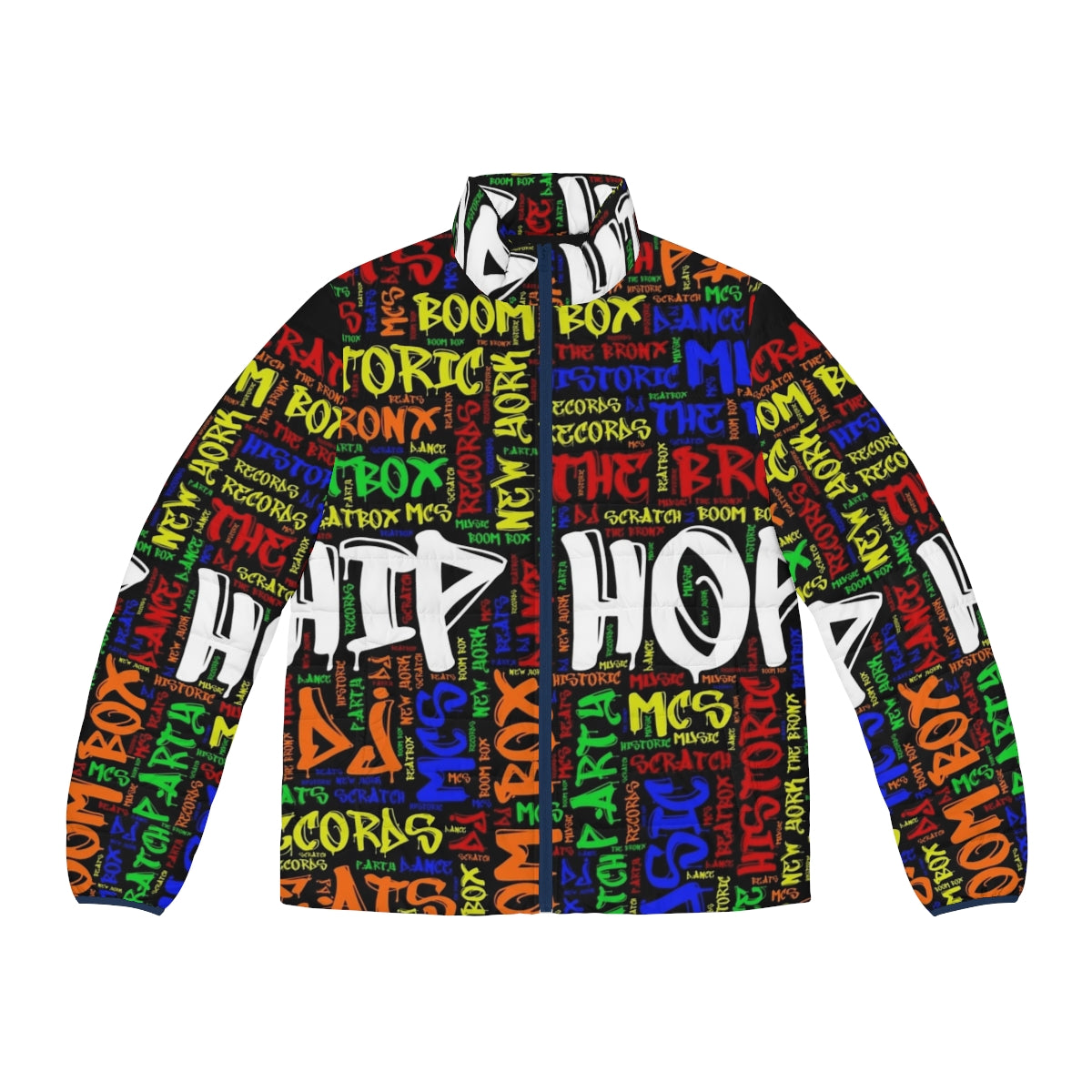 50th anniversary puffer jacket celebrating the legacy of hip hop music