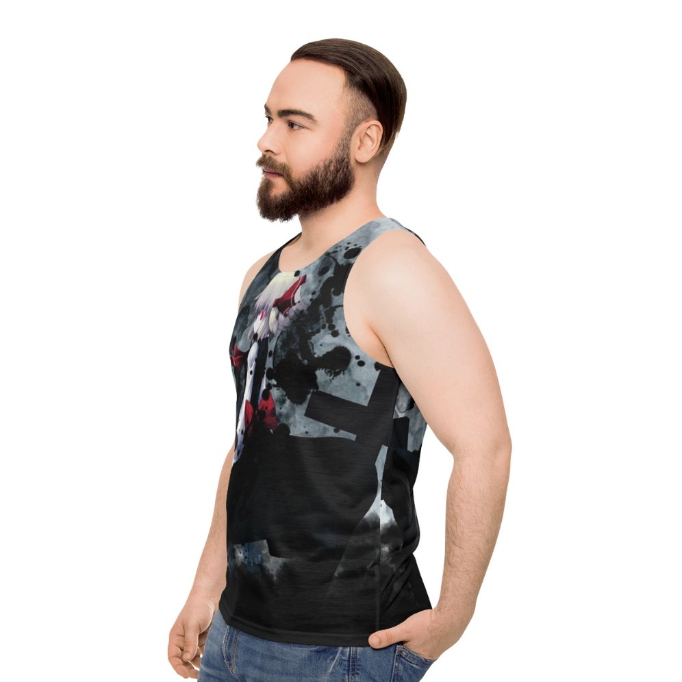 Rumia In Darkness Unisex Black Tank Top - men side