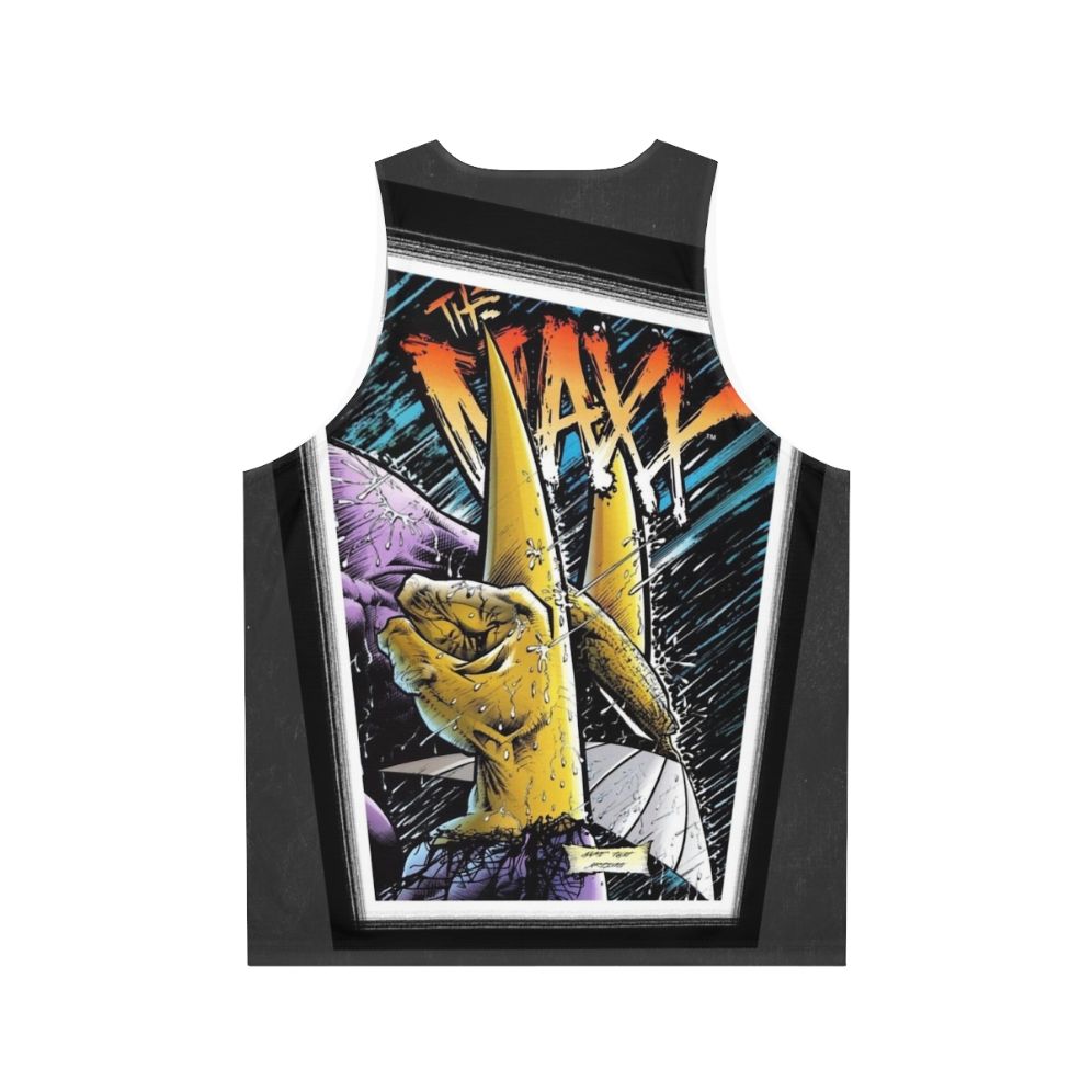 Retro graphic unisex tank top - Back