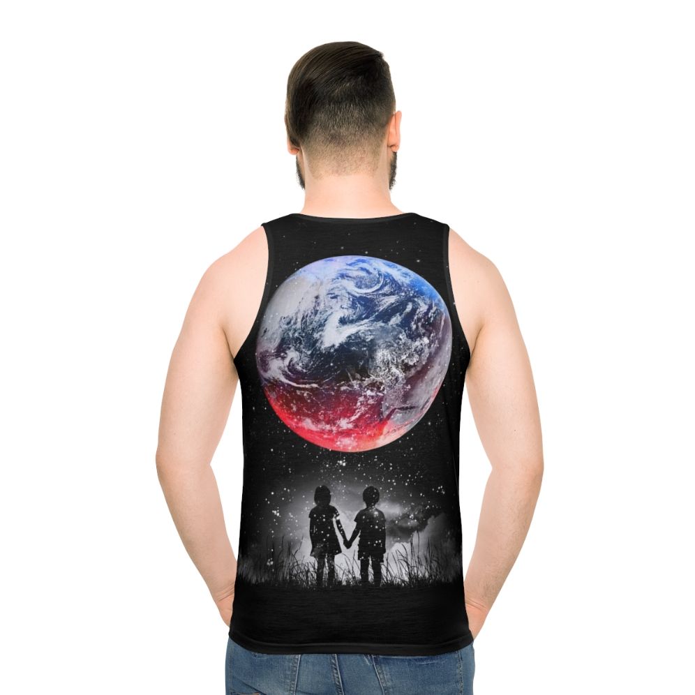 Unisex Galaxy Tank Top - men back