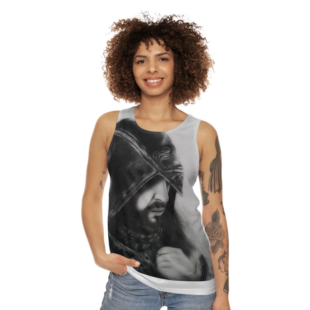 Assassin's Creed Pencil Art Unisex Tank Top - women